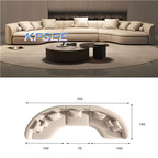 1400usd 350cm length Kfsee Sofa Furniture