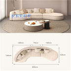 1400usd 350cm length Kfsee Sofa Furniture