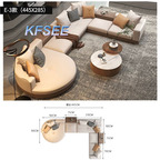 2600usd 445cm length Kfsee Sofa Furniture
