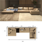 3000usd 445cm length Kfsee Sofa Furniture