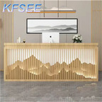 300usd 120*60*100cm Kfsee Reception Counter Front Desk