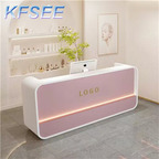 300usd 120*60*100cm Luxury Kfsee Reception Cashier Counter