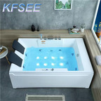 1100usd 185cm length Kfsee Jacuzzi bathtub