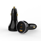 F714-2PD+QC 160W CAR CHARGER