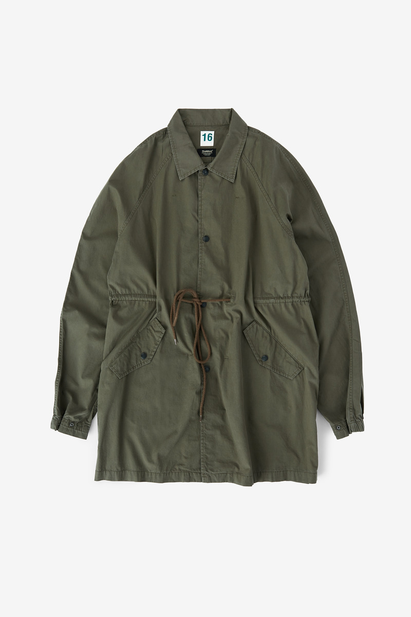 Japan cotton poplin French military over wind coat, unisex