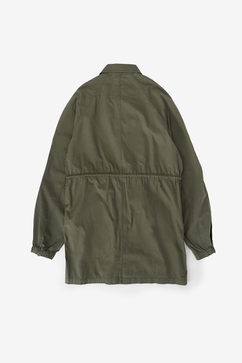 Japan cotton poplin French military over wind coat, unisex-2