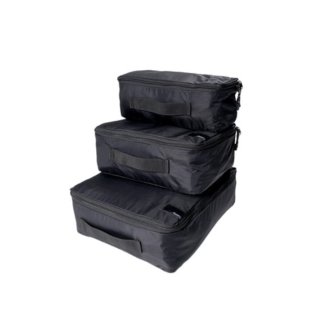 Packing Cube 旅行收纳袋 - 3个装 - 黑色