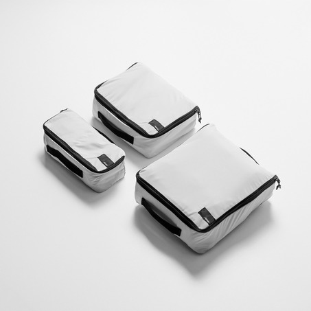Packing Cube 旅行收纳袋 - 3个装 - 白色-2