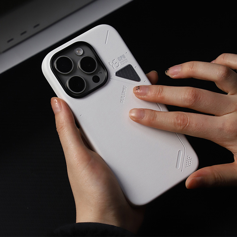 AULUMU 2024新品A15素皮仿真皮适用苹果iPhone15ProMax手机壳磁吸皮革个性超薄Magsafe保护套防摔机能美学