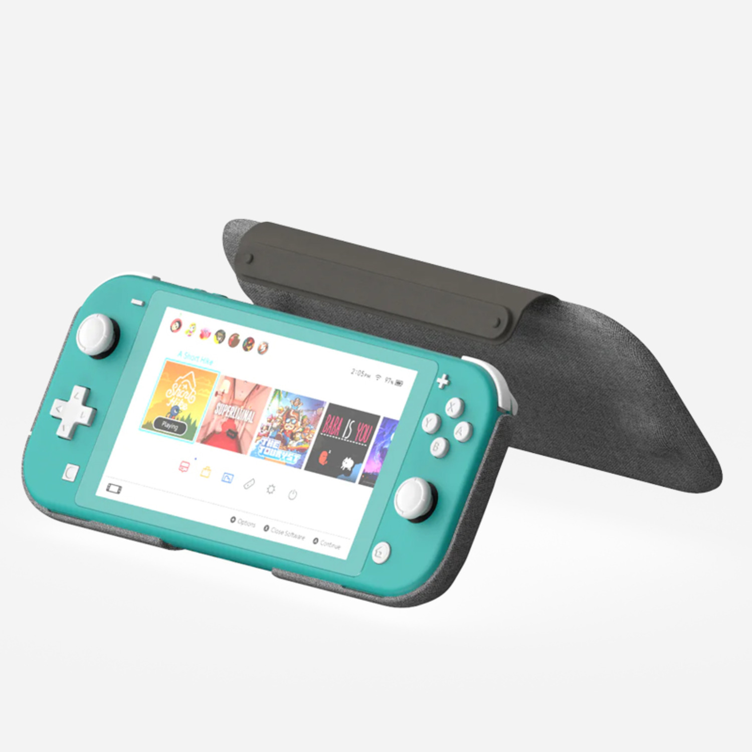 GENKI任天堂switch OLED保護(hù)殼磁吸分體保護(hù)套翻蓋握把收納包配件