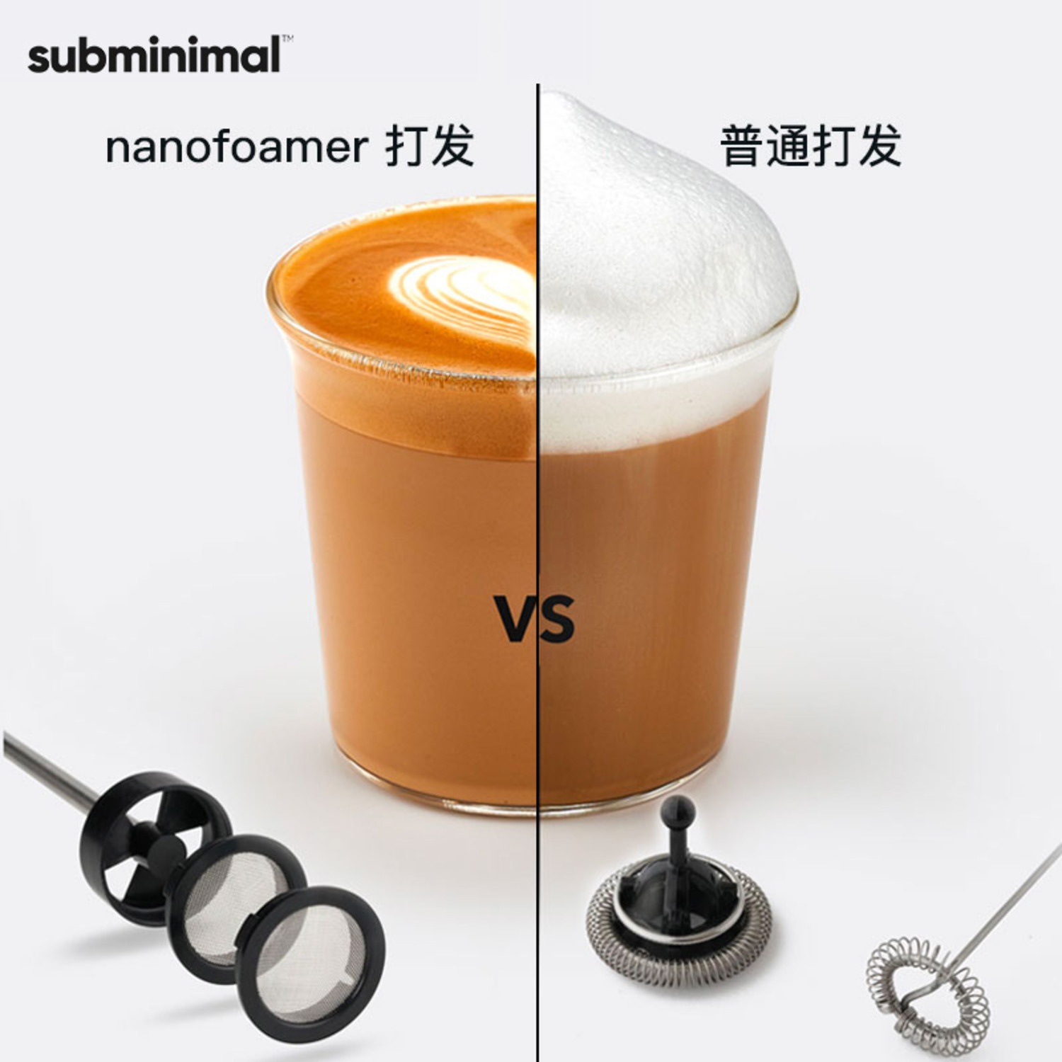 SUBMINIMAL nanofoamer咖啡打泡器電動(dòng)迷你手持打奶器-3