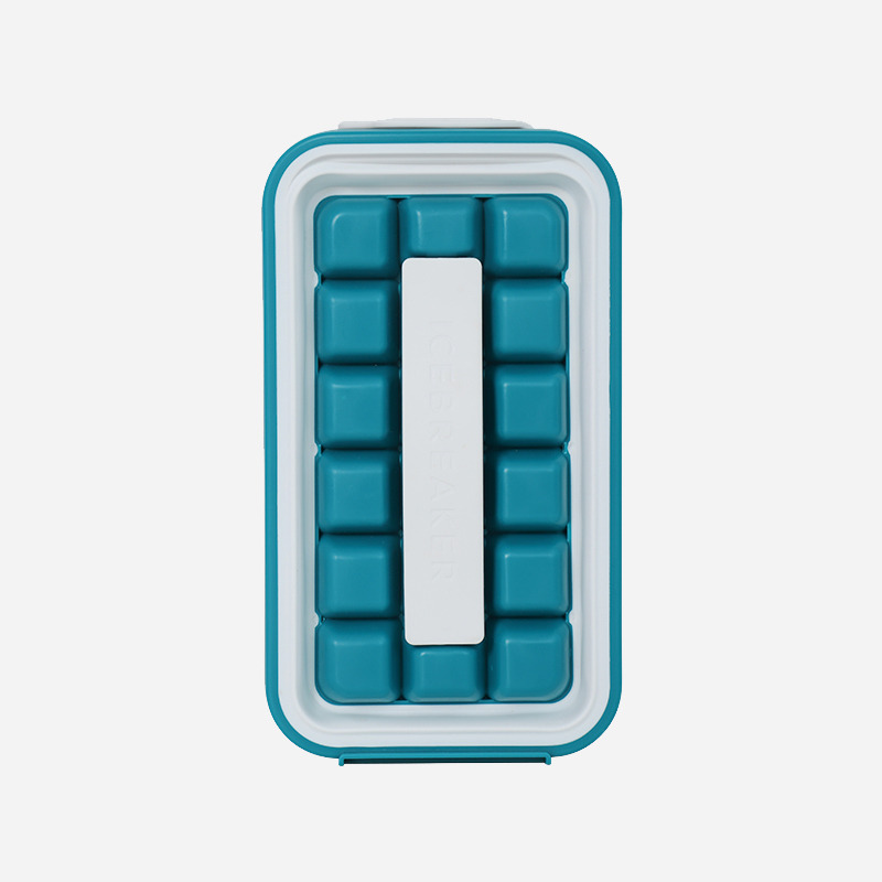 丹麦ICEBREAKER POP 高级硅胶冰块模具冰格方球形磨具（水蓝色）