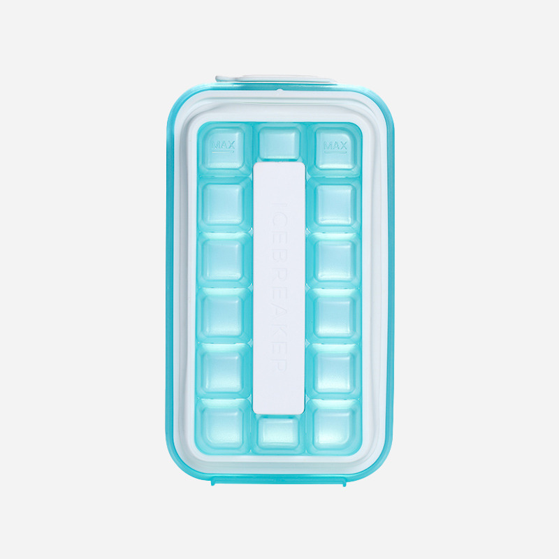 丹麦ICEBREAKER POP 高级硅胶冰块模具冰格方球形磨具（冰川蓝）