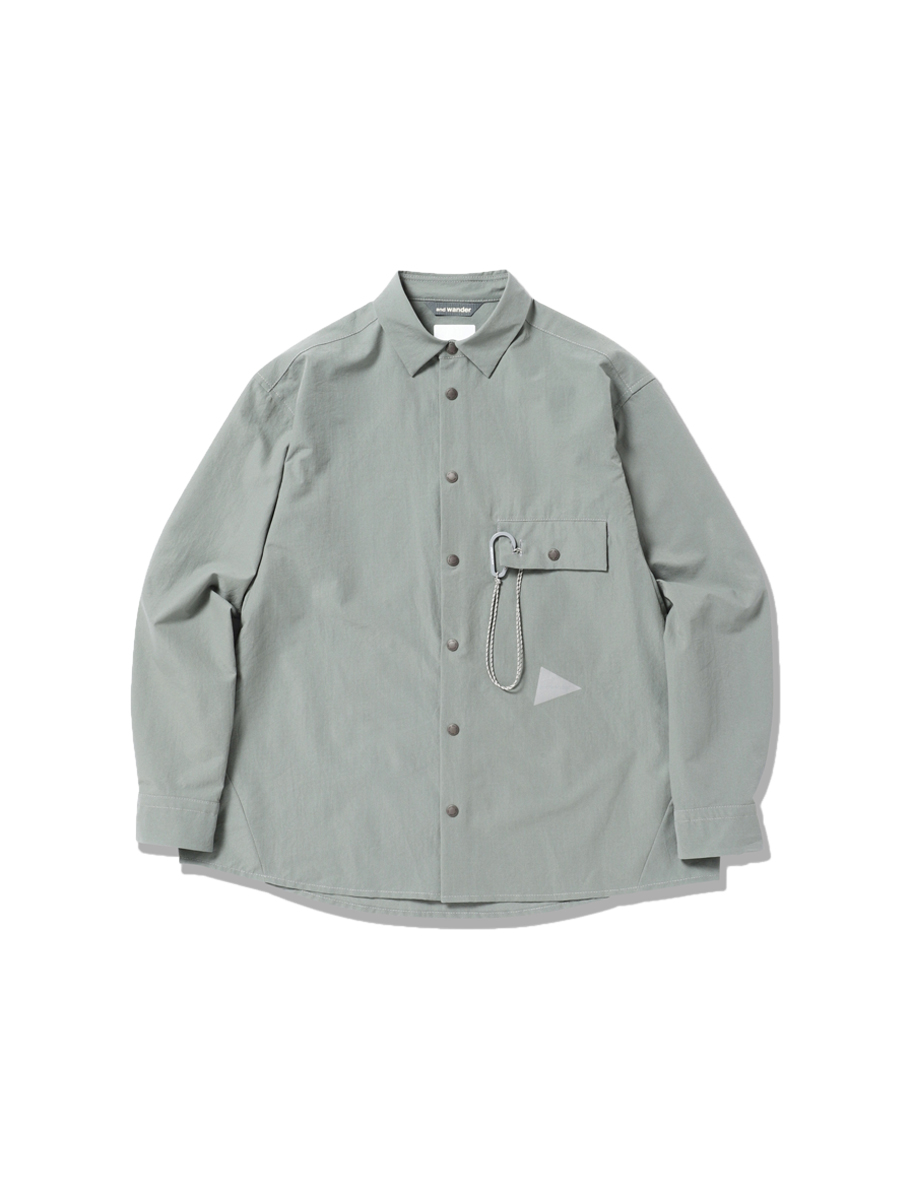 and wander 24SS dry breathable LS shirt