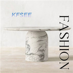 2500usd Kfsee 100cm Round Kfsee Dining Table