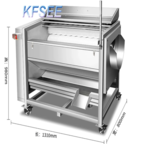 2500usd 400kg one hour Kfsee potato peeler machine