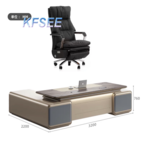 1500usd 320cm length Kfsee Executive Table with chair