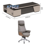 1300usd 320cm length Kfsee Executive Table with chair