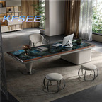 1800usd 220cm length Kfsee Executive Table with chair