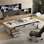 900usd 220cm length Kfsee Executive Table with chair