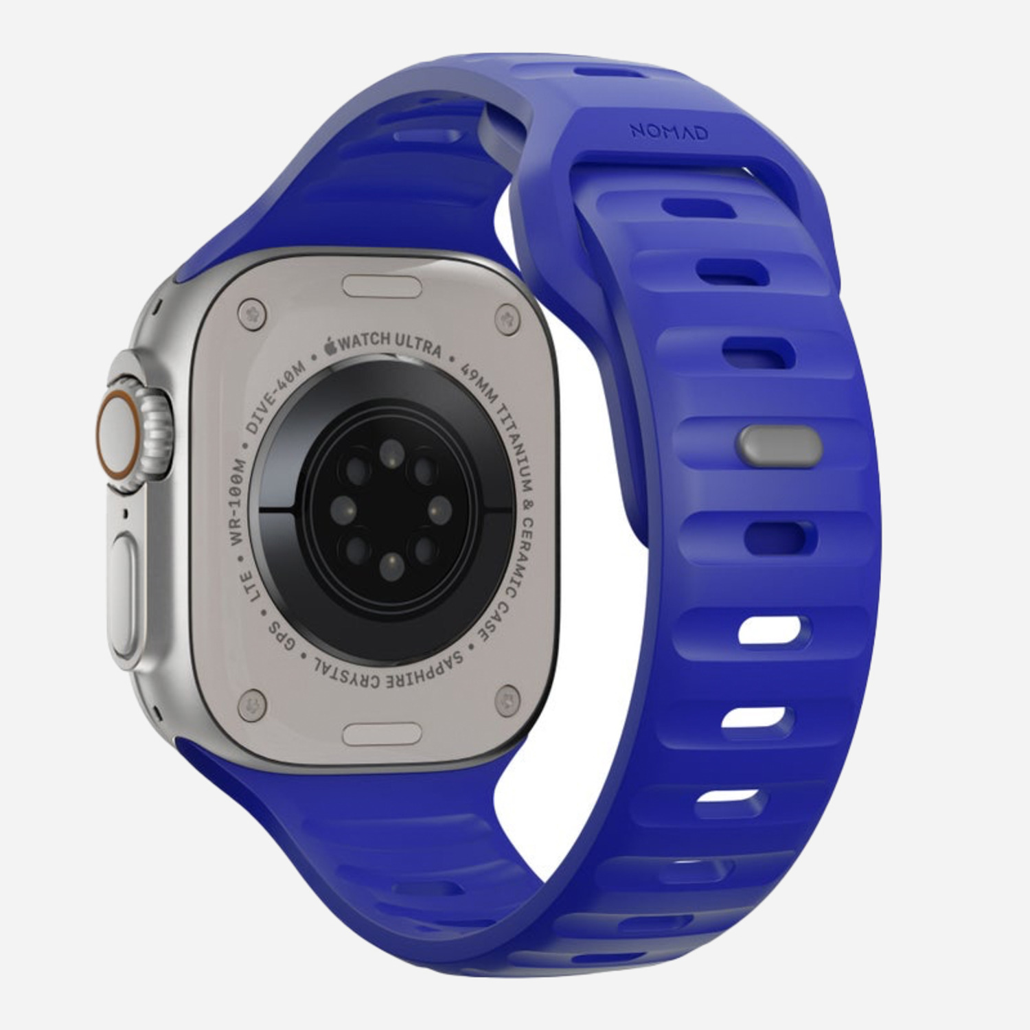 美國NOMAD午夜紅新品蘋果iwatch表帶Apple Watch8 Ultra聯(lián)名藍(lán)色運(yùn)動(dòng)氟橡膠硅膠防水38/40/41/42/44/45/49mm男女-3