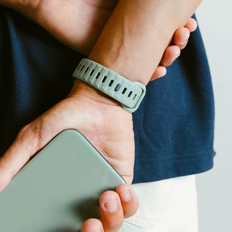 【美国NOMAD】适用applewatch苹果手表表带Ultra2运动型iwatch8氟橡胶硅胶礁石灰男士运动透气49/45/44mm