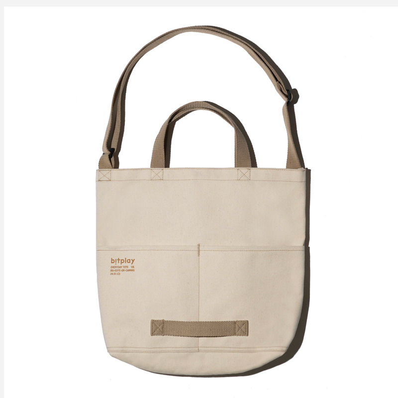 bitplay托特包包女2024新款休闲帆布手提袋通勤大容量分隔单肩包