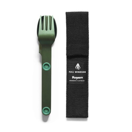 Magware - Magnetic Flatware Single Set - Green 磁吸太空铝餐具 - 单套 - 绿色-1