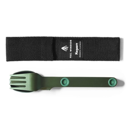 Magware - Magnetic Flatware Single Set - Green 磁吸太空铝餐具 - 单套 - 绿色-2