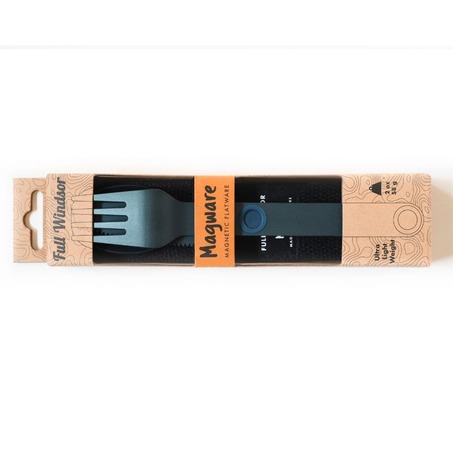 Magware - Magnetic Flatware Single Set - Blue 磁吸太空铝餐具 - 单套 - 蓝色-4