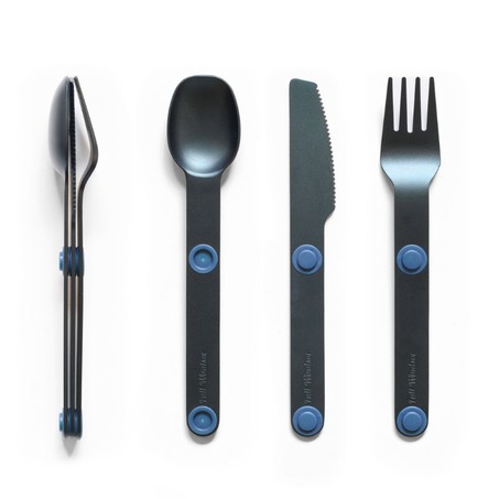 Magware - Magnetic Flatware Single Set - Blue 磁吸太空铝餐具 - 单套 - 蓝色