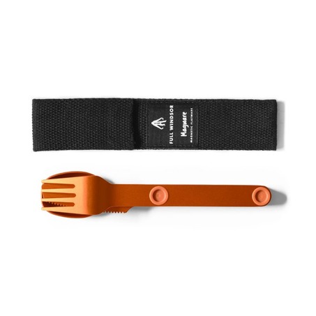 Magware - Magnetic Flatware Single Set - Orange 磁吸太空铝餐具 - 单套 - 橙色-9