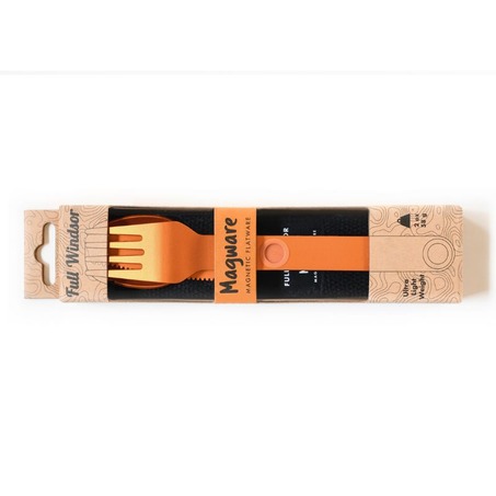 Magware - Magnetic Flatware Single Set - Orange 磁吸太空铝餐具 - 单套 - 橙色-10