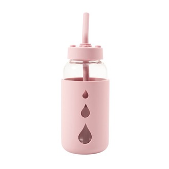 DRINQMORE! 27oz Glass Bottle - Blush 27oz玻璃水杯 - 粉色