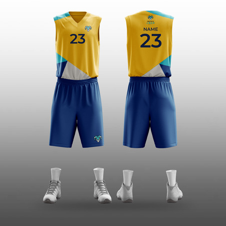 Boy's Basketball Away kit  男装篮球客场球服