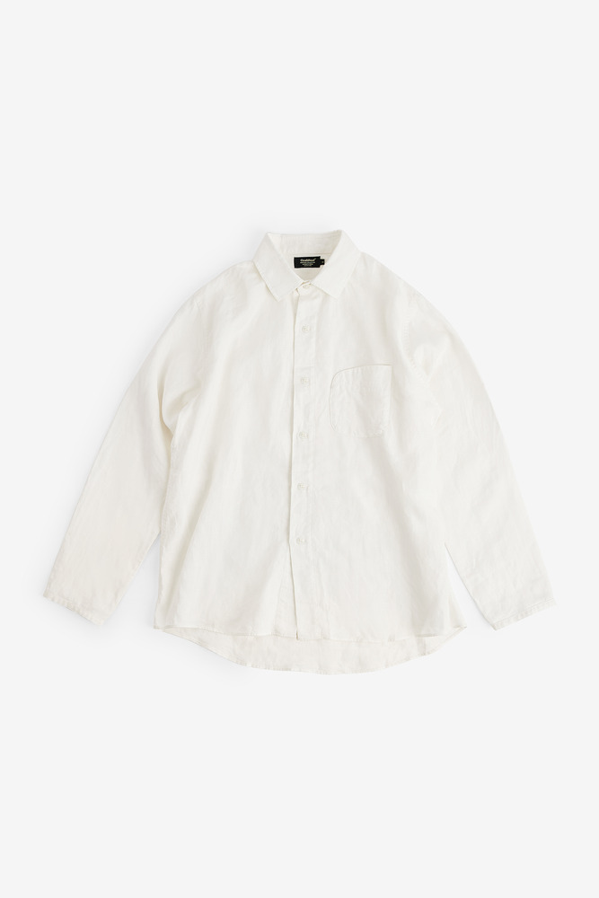 Japanese linen Brown’s Beach Jacket pocket minimalist shirt, unisex