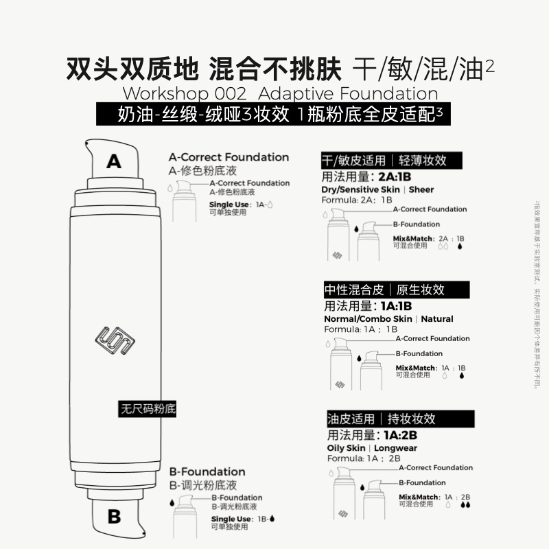 MAISON de SIT.E 无尺码家族【修色调光粉底液】-3