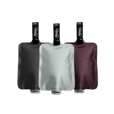 FlatPak Toiletry Bottle 液体分装袋 (3个装) - 黑灰红3色