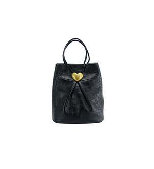 袒露系列 垂直版中号 哑光黑鳄鱼