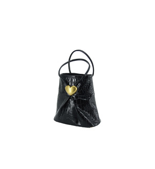 袒露系列 垂直版小号 亮黑鳄鱼