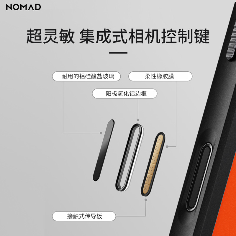 美国NOMAD丨适用苹果官方全新17ProMax手机壳APPLE17新款防摔iPhone17pro支持Magsafe磁吸苹果相机全包手机壳