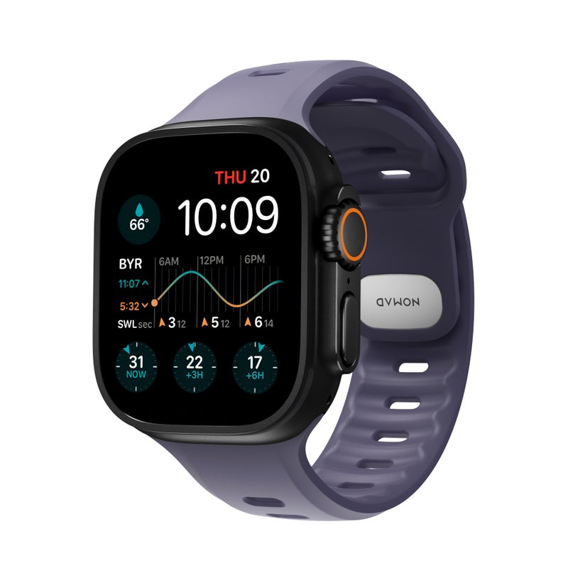 美国NOMAD丨2025年新品适用苹果手表表带AppleWatch9s10Ultra2运动氟橡胶硅胶Ultra3男女iwatch表带SE49/45mm