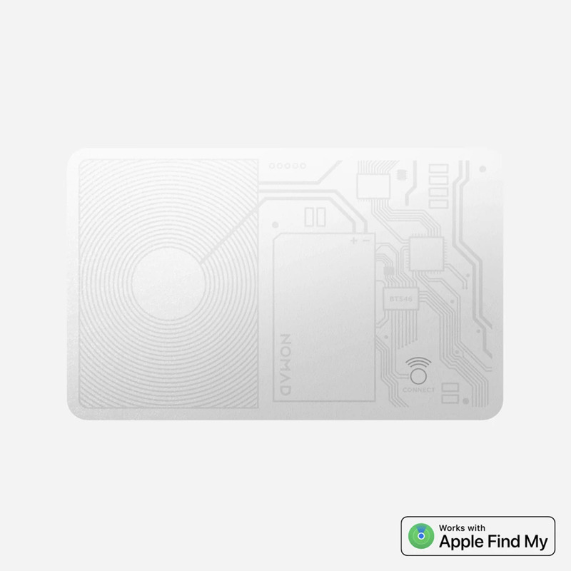 美国NOMAD丨Tracking Card适用于苹果认证防丢器钱包卡片超薄定位器卡包防丢失追踪器充电便携汽车辆防丢神器