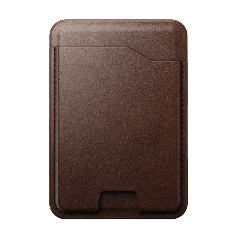 美国NOMAD丨霍尔文真皮MagSafe卡包苹果FindMy认证防丢磁吸卡套适用于iPhone15/16/ProMax超薄磁吸商务皮卡包