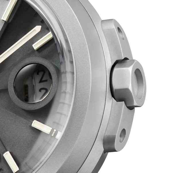 四度空间清水模机械表Duo-迷雾灰-4