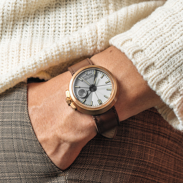 四度空间清水模机械表Duo-青铜探险家-4