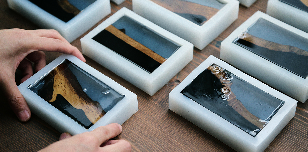 The ink and wash series