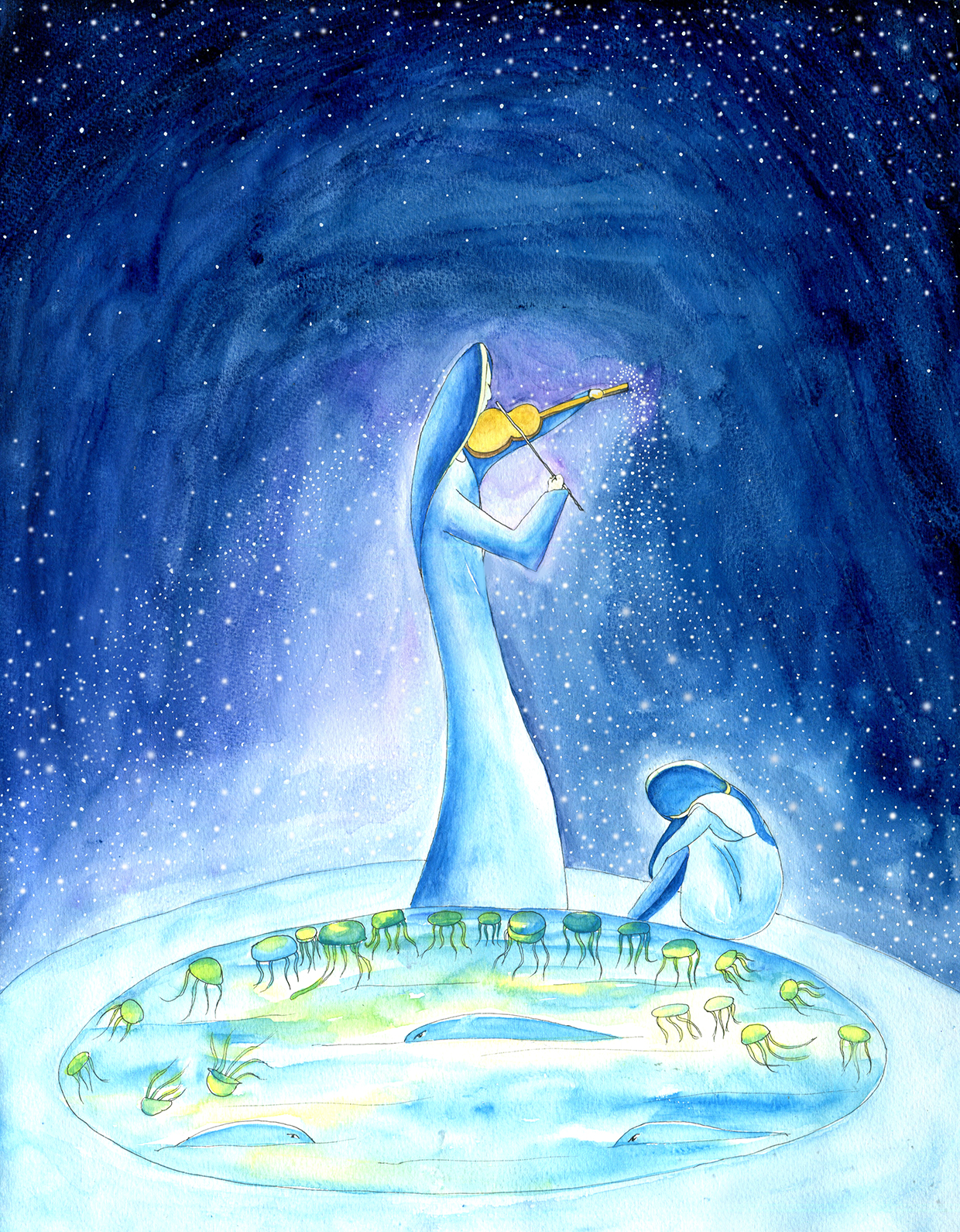 《贝加尔湖畔》32x41