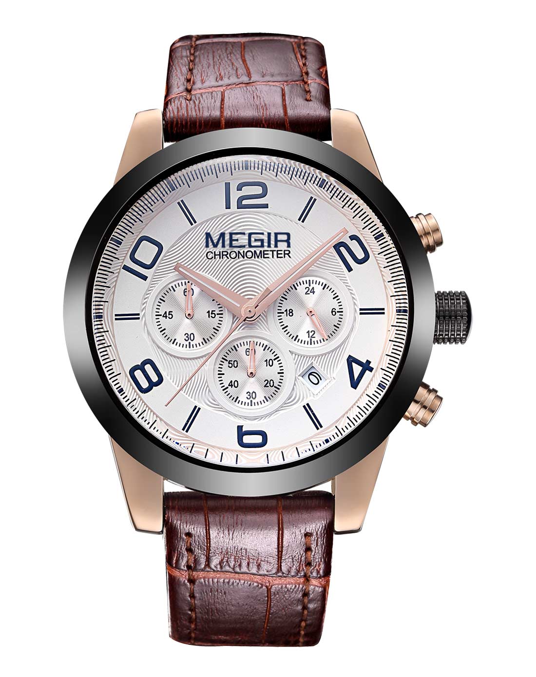 运动系列多功能太阳纹休闲石英男表ml2025grebn-7n0