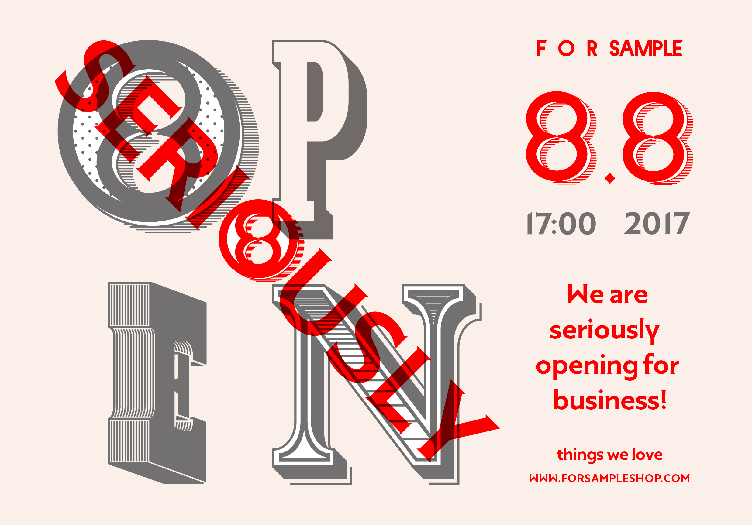 #Party | Seriously Open! | 17:00 08.08 2017 | Tuesday (Tues.) 17:00～ | Aug.8 2017